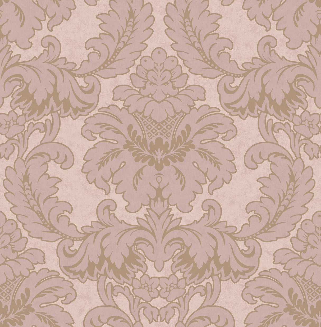 Brewster M1706 Windsor Pink Damask Wallpaper