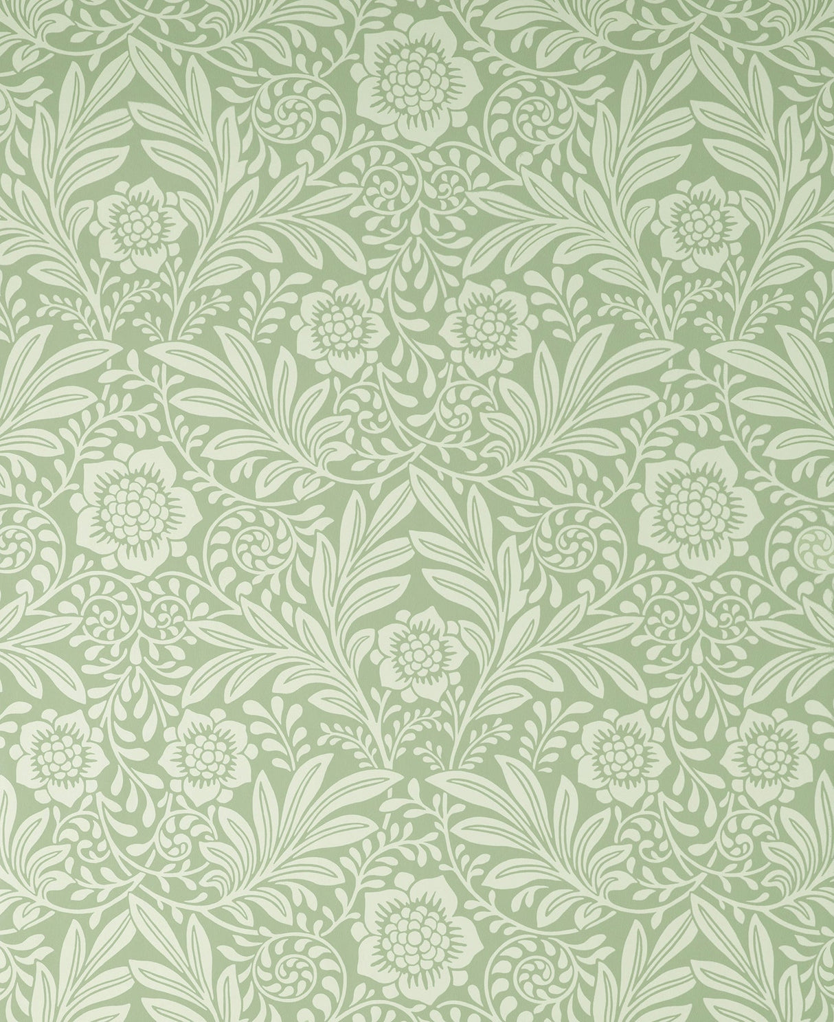 Fine Decor M1744 Camille Sage Damask Wallpaper