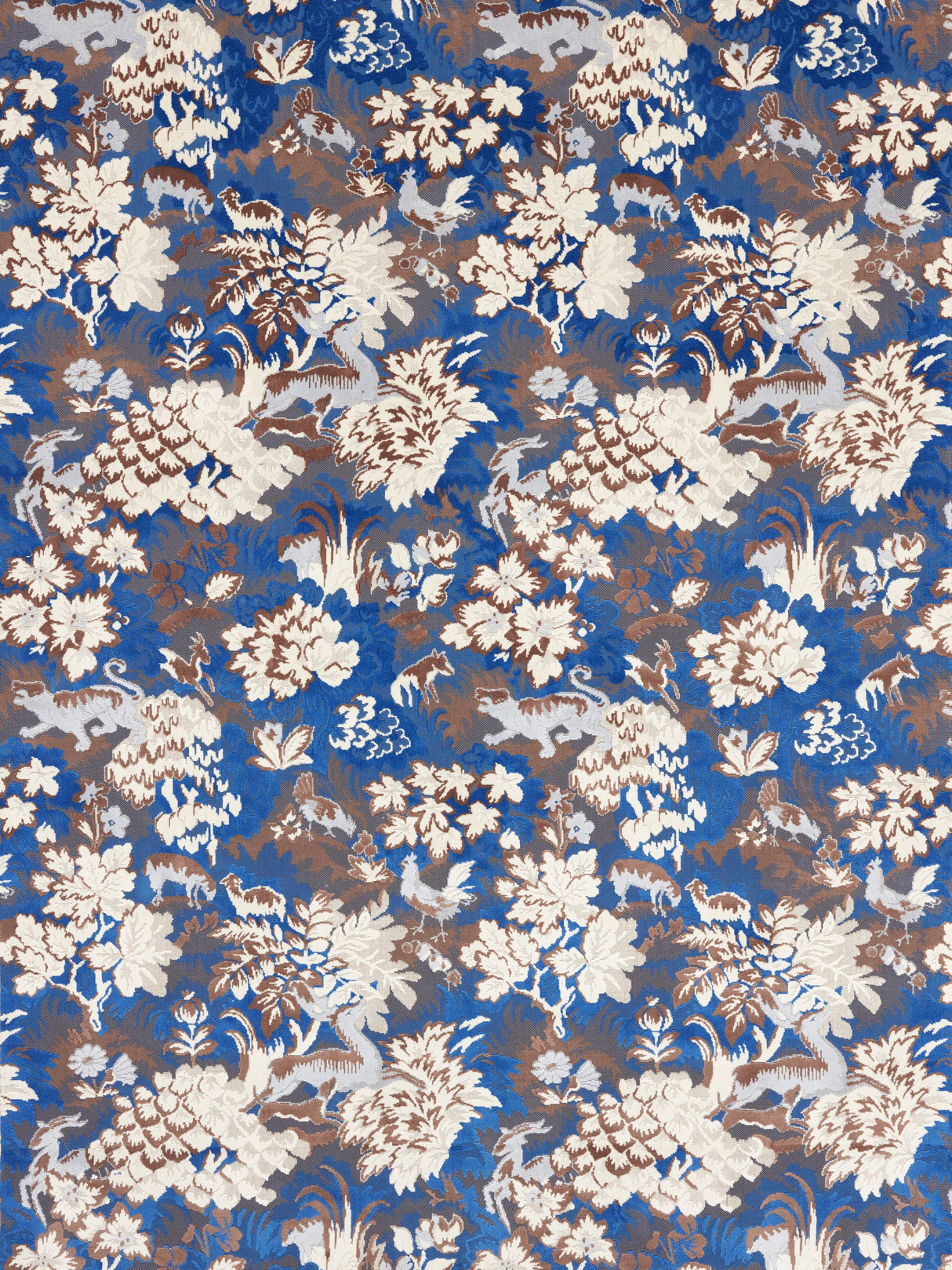 Scalamandre M1 00010264 BLUE WOOD TAILS TALE Fabric - Eade's Wallpaper