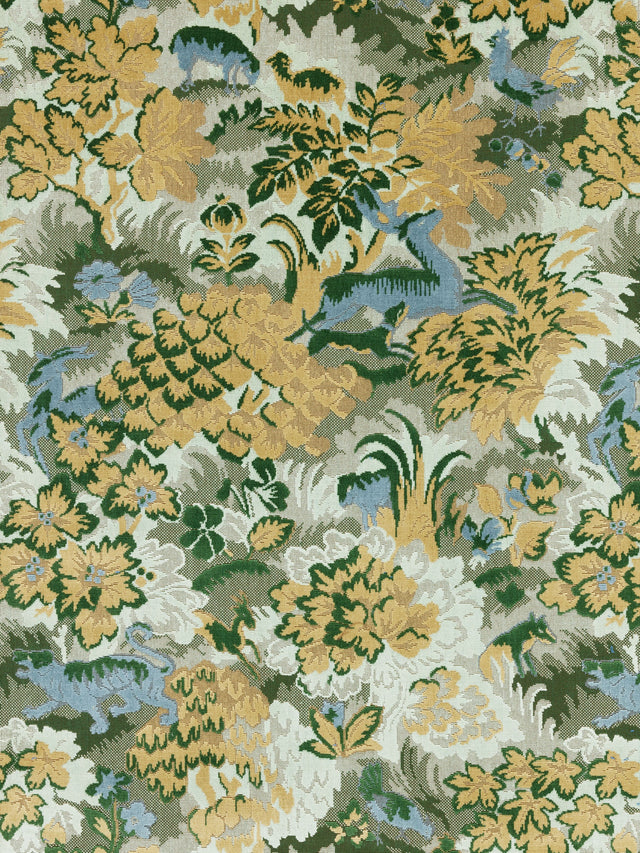 Scalamandre M1 00020264 FOREST TAILS TALE Fabric - Eade's Wallpaper
