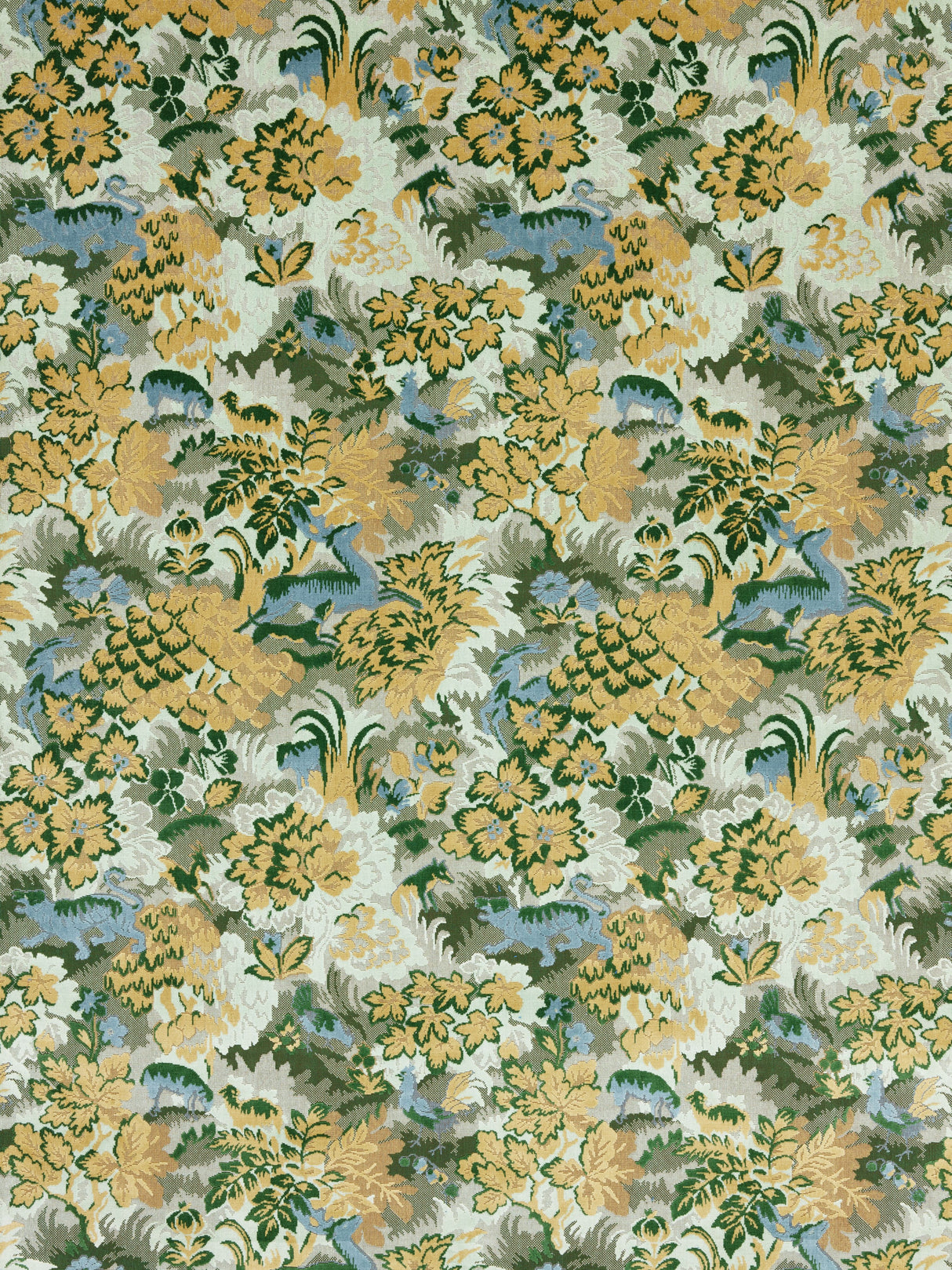 Scalamandre M1 00020264 FOREST TAILS TALE Fabric - Eade's Wallpaper