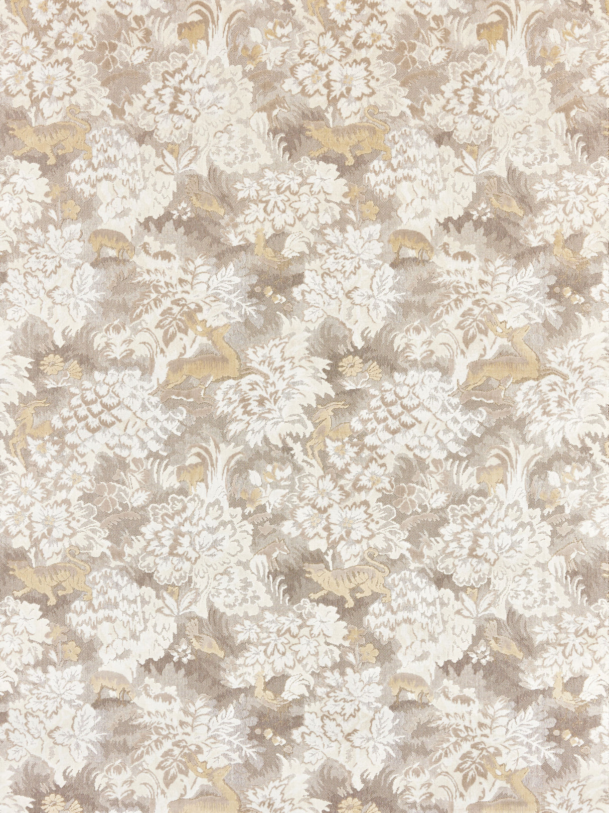 Scalamandre M1 00030264 TRAVERTINE TAILS TALE Fabric - Eade's Wallpaper