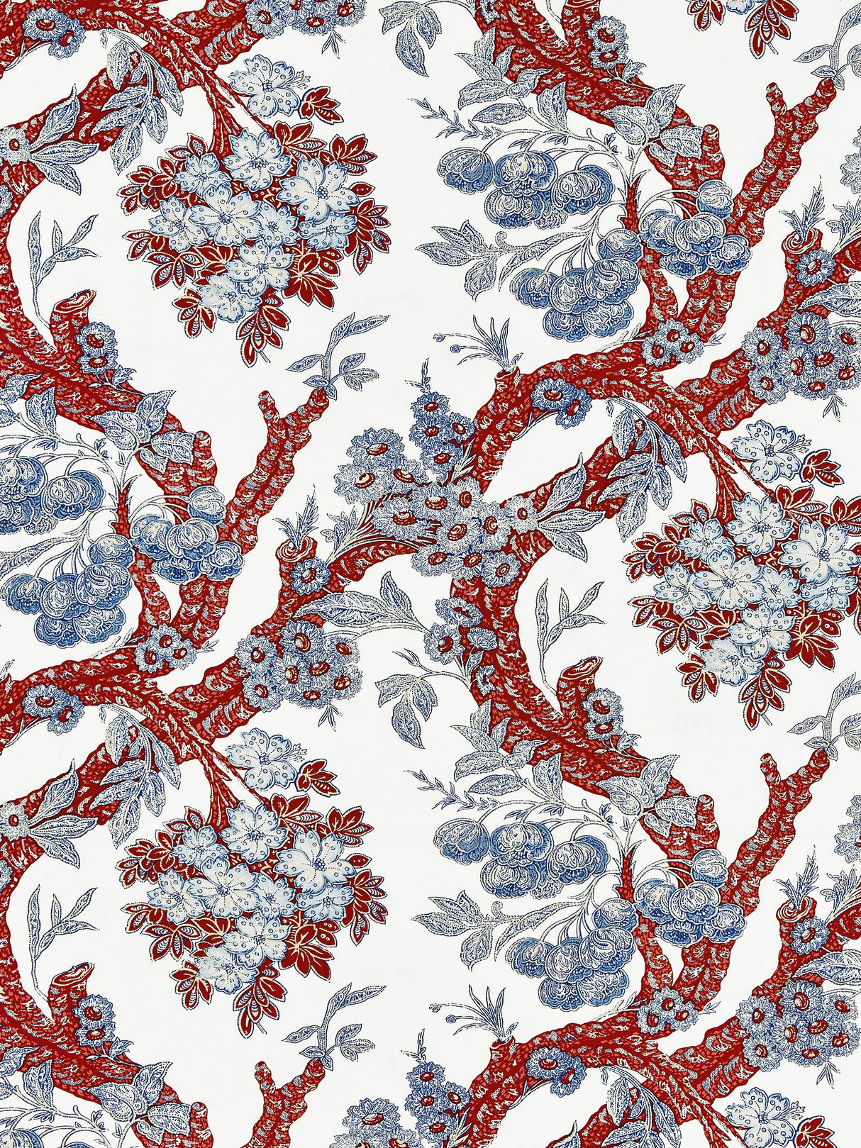 Scalamandre M7 0003SUMM PROVENCE SUMMERHOUSE HILL Fabric - Eade's Wallpaper
