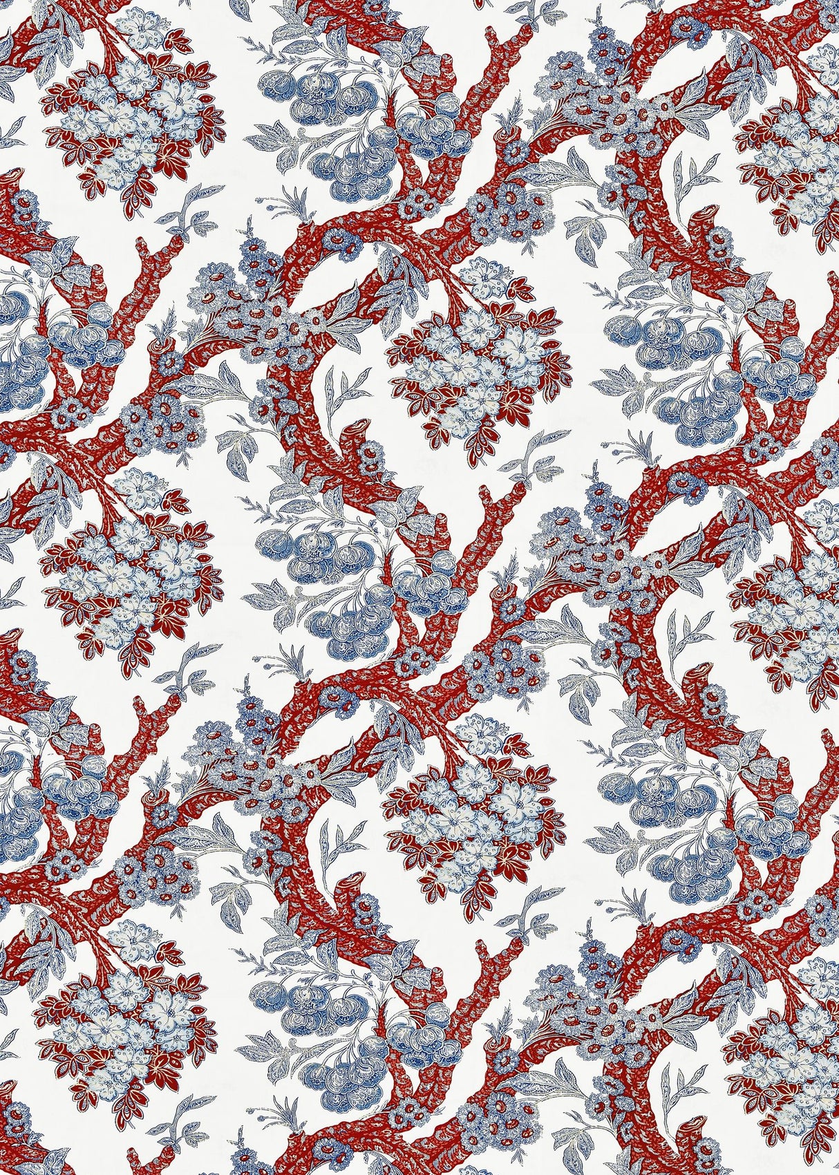 Scalamandre M7 0003SUMM PROVENCE SUMMERHOUSE HILL Fabric - Eade's Wallpaper