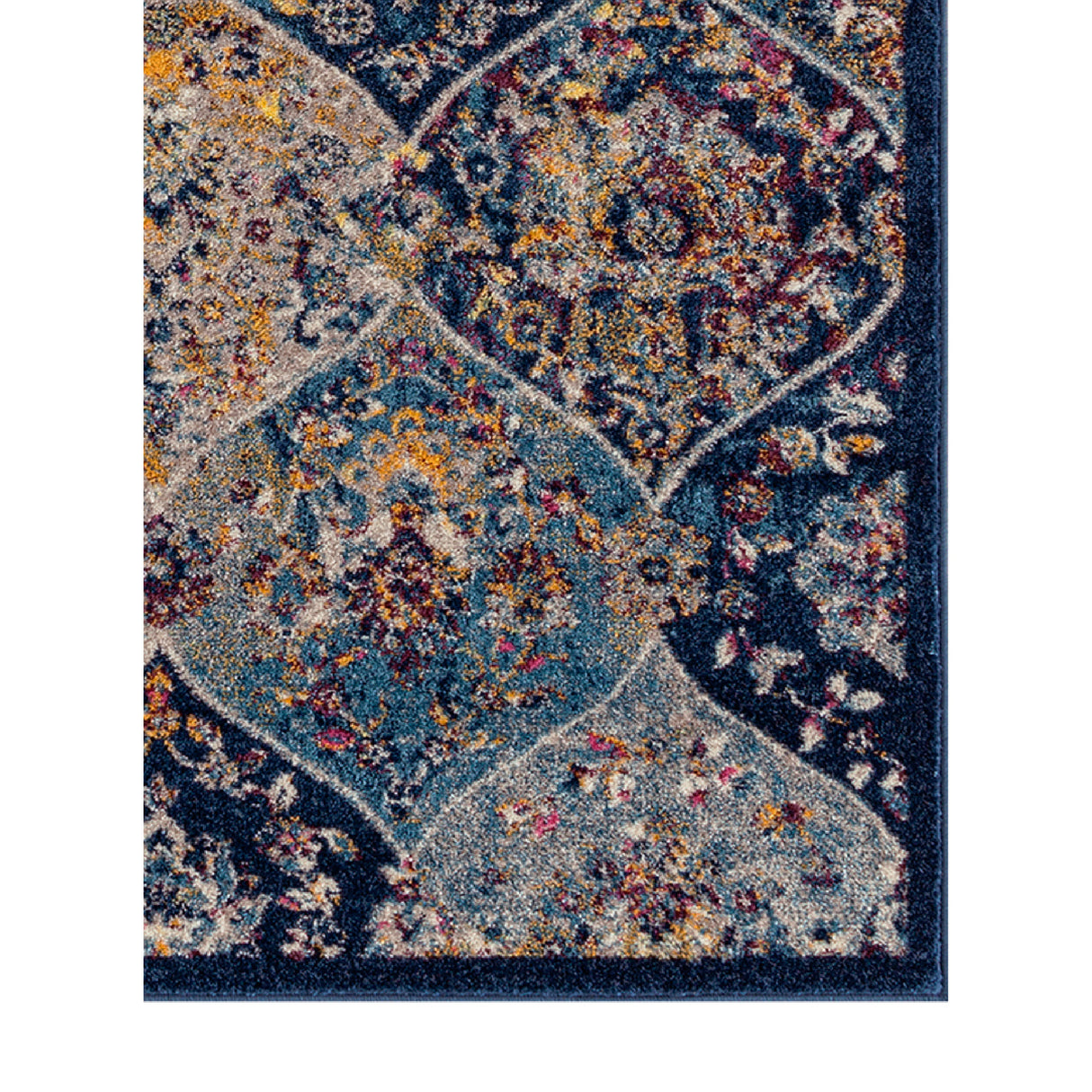 Amer Rugs MAN-40 Manhattan Bohemian Pattern Runner Rug, 2'6" X 7'6" Area Rug