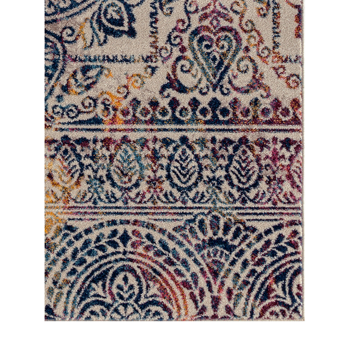 Amer Rugs MAN-43 Manhattan Bohemian Pattern Runner Rug, 2'6" X 7'6" Area Rug