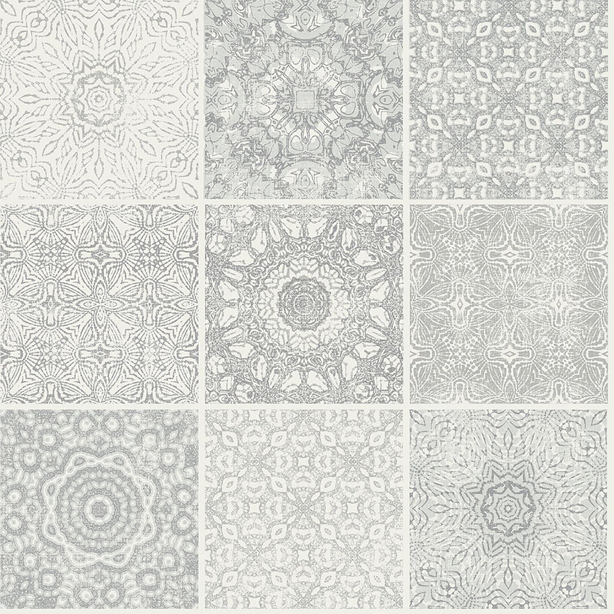 Midbec MD21032 Tile Grey Mosaic Wallpaper