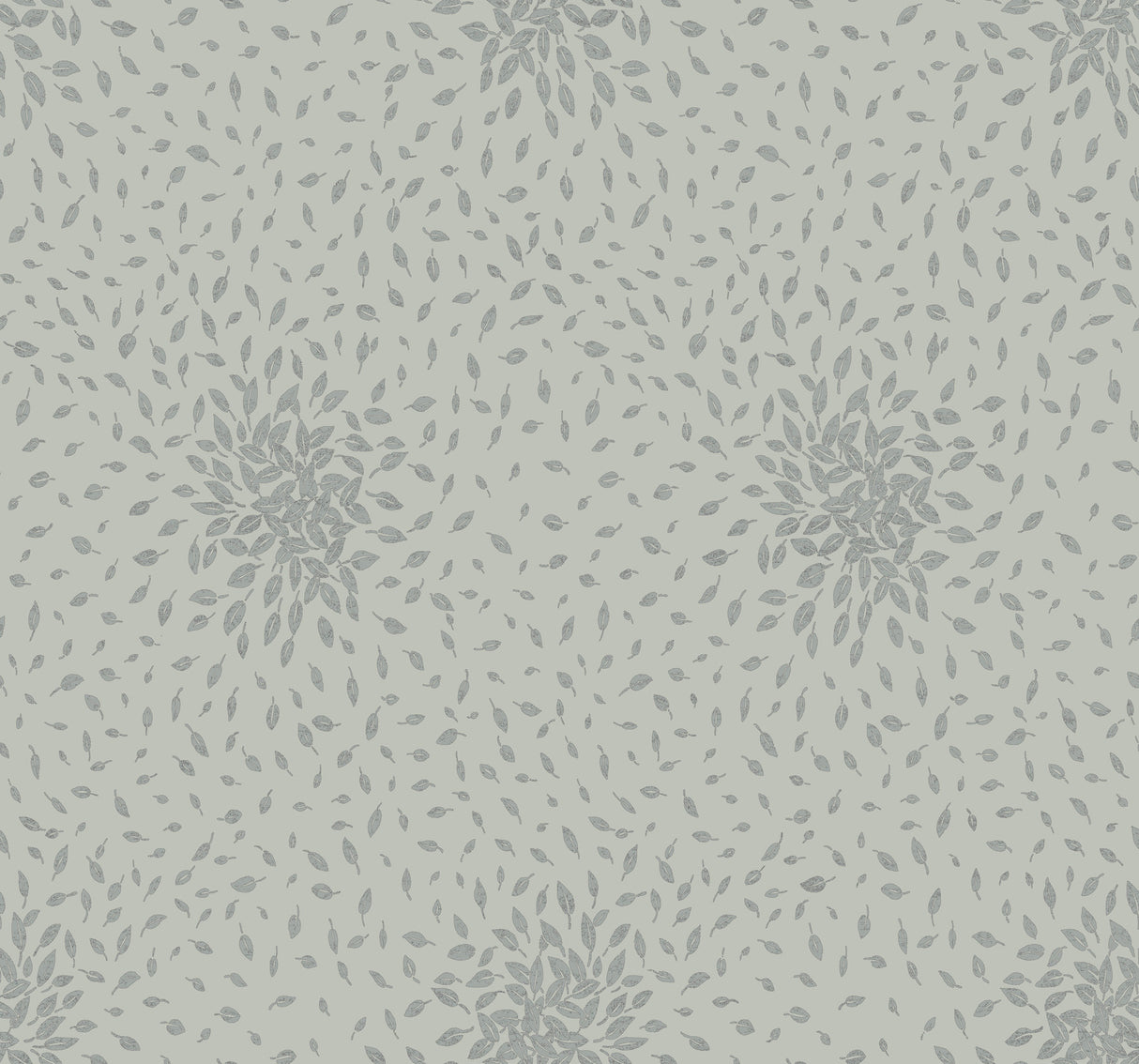 York MD7104 Petite Leaves Eucalyptus & Silver Wallpaper