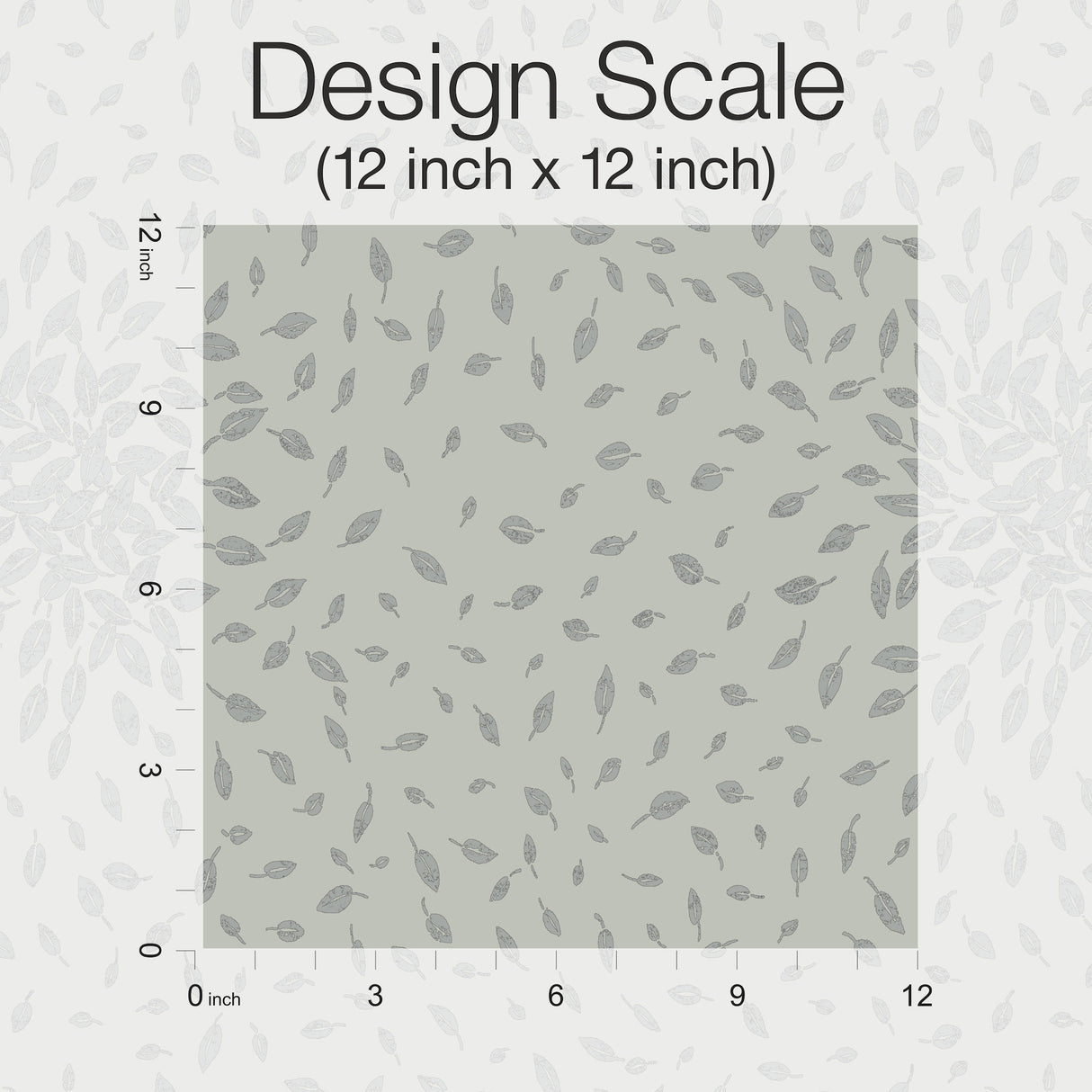 York MD7104 Petite Leaves Eucalyptus & Silver Wallpaper