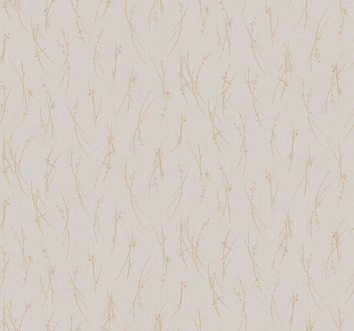 York MD7191 Sprigs Light Grey & Gold Wallpaper
