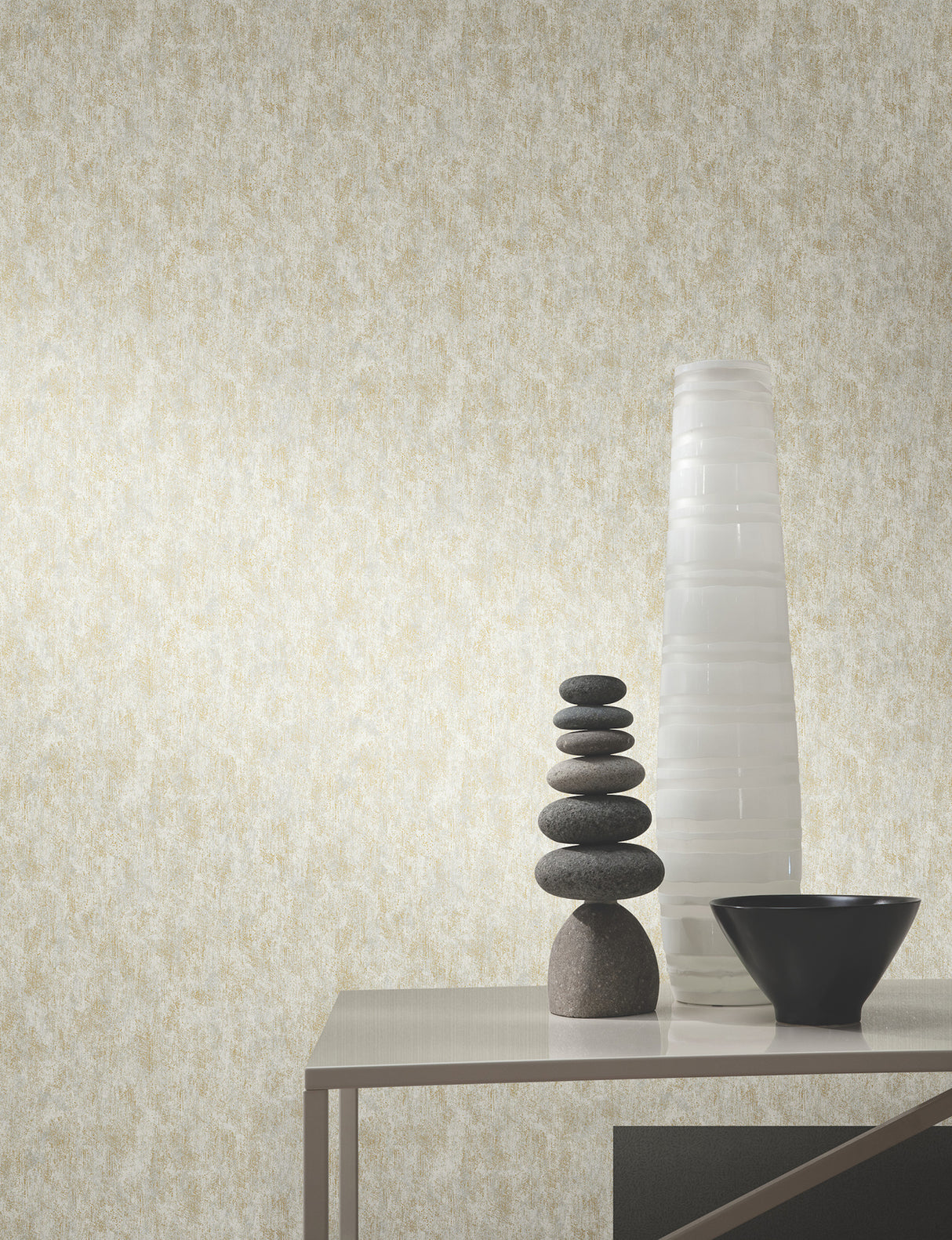 York MD7211 Shimmering Patina Neutral & Gold Wallpaper