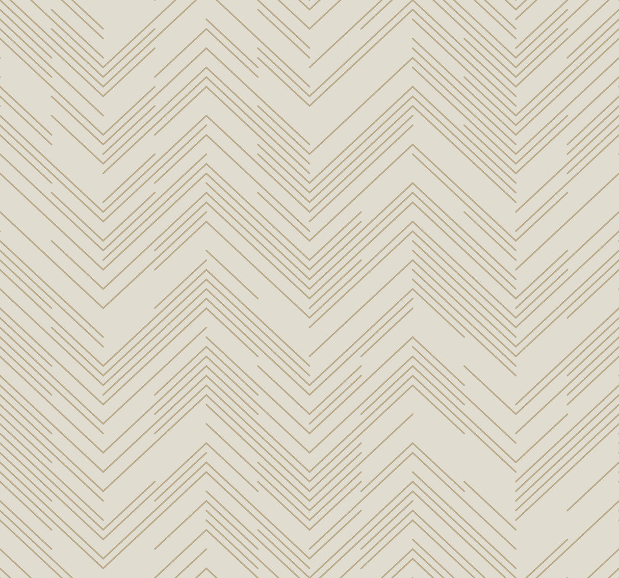 York MD7225 Polished Chevron Cream & Gold Wallpaper