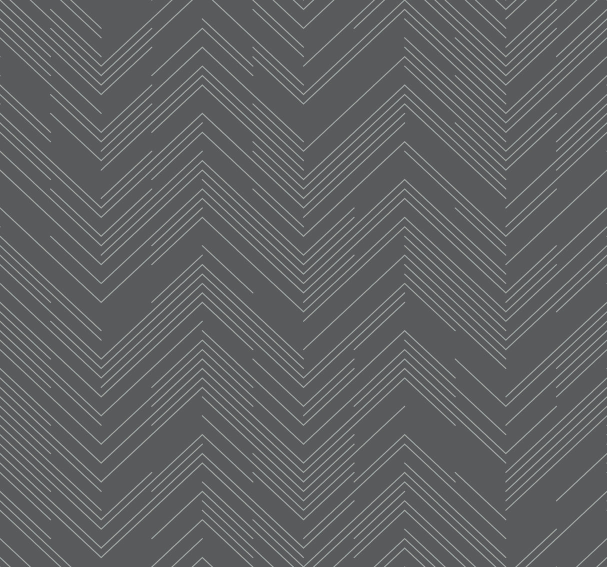York MD7226 Polished Chevron Charcoal & Silver Wallpaper
