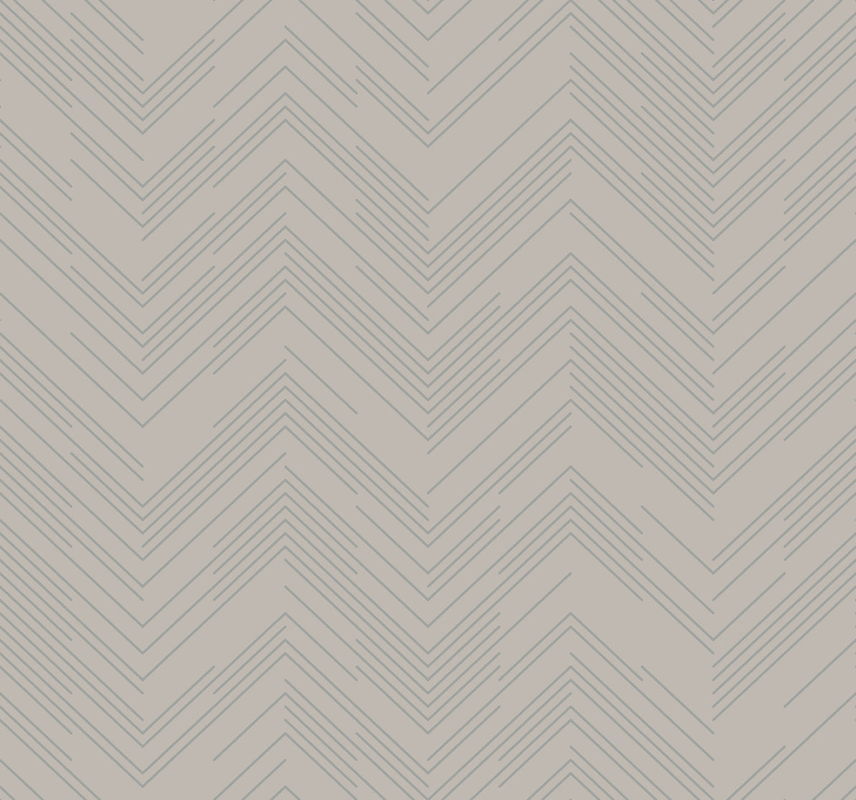 York MD7227 Polished Chevron Taupe & Silver Wallpaper