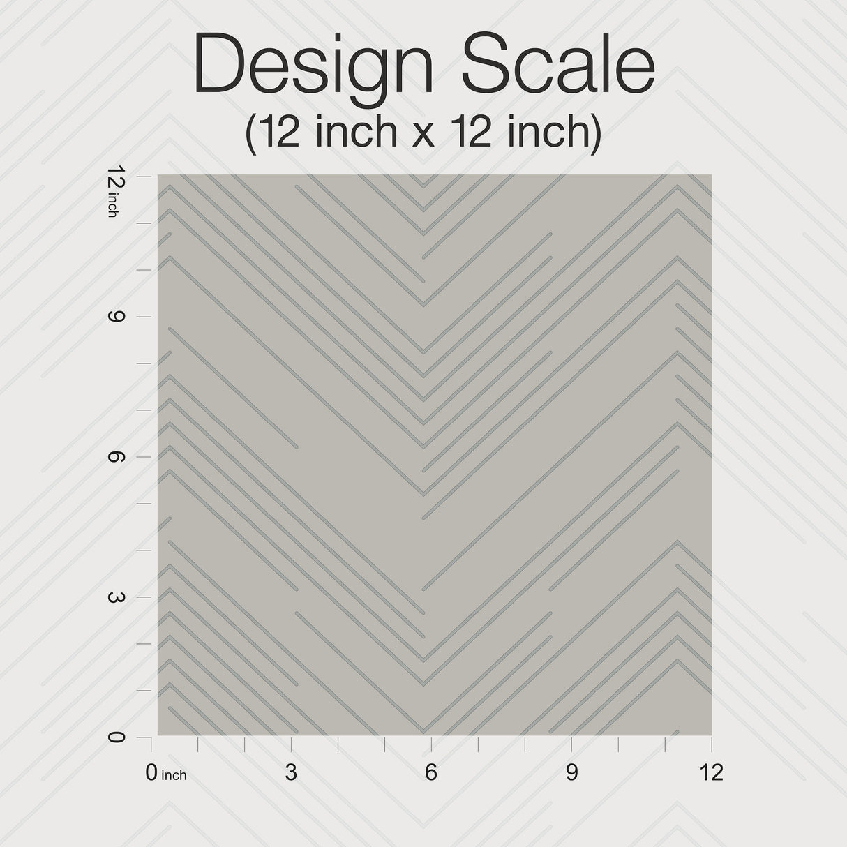 York MD7227 Polished Chevron Taupe & Silver Wallpaper