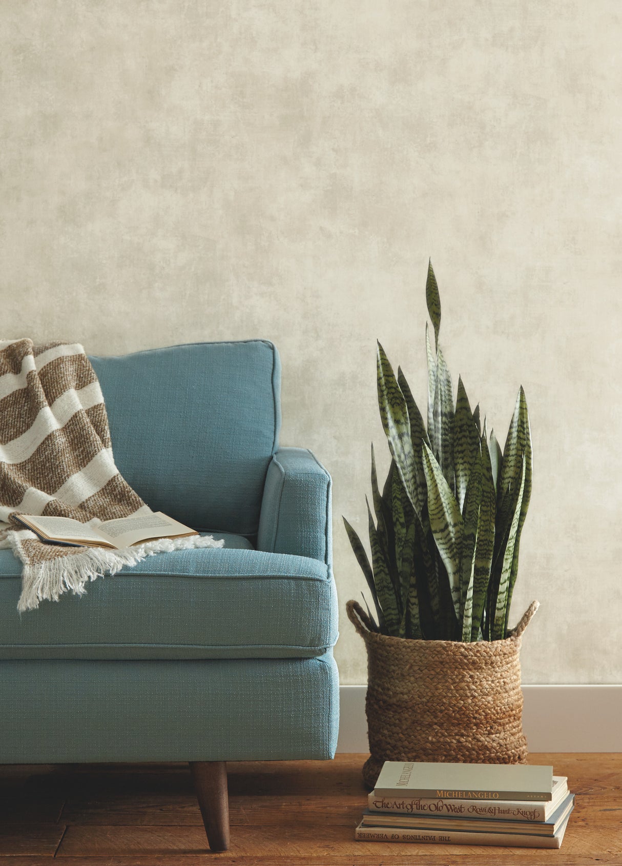 York ME1547 Plaster Finish Grey Wallpaper