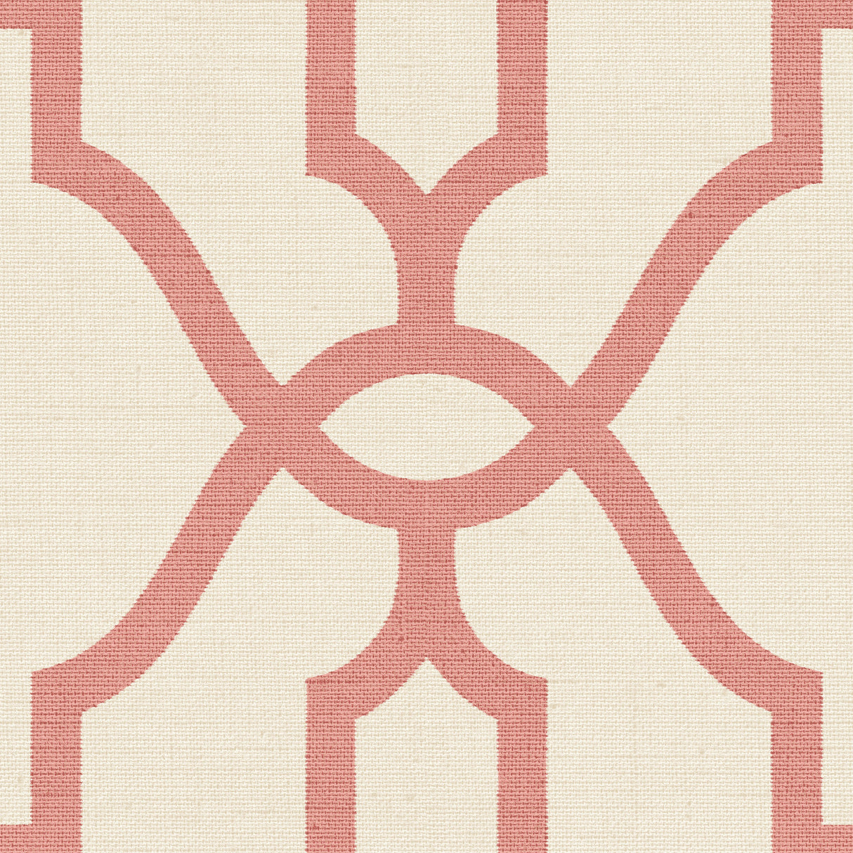 York ME1556 Woven Trellis Pompian Red Wallpaper
