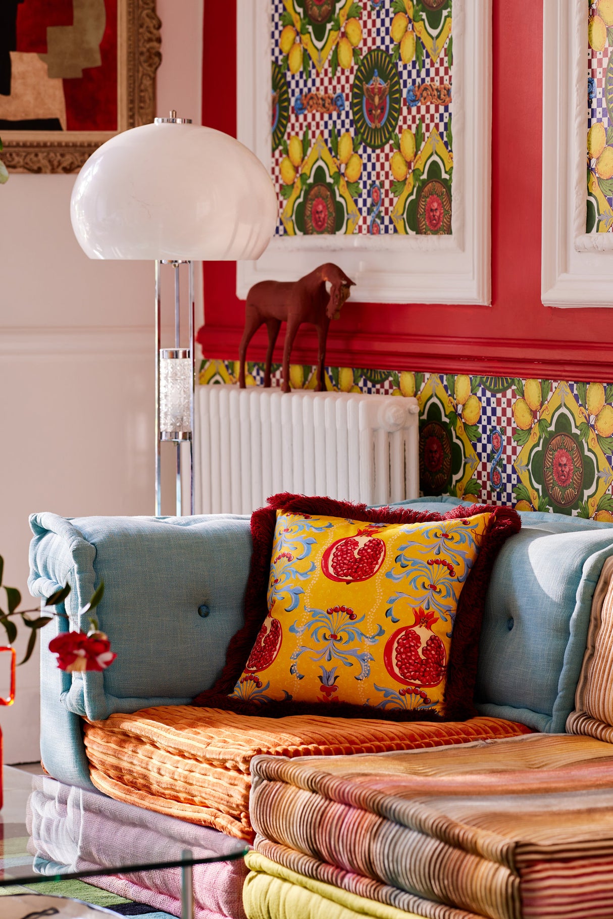 MindtheGap MELAGRANATA Cotton Cushion - Lifestyle Collection 2024