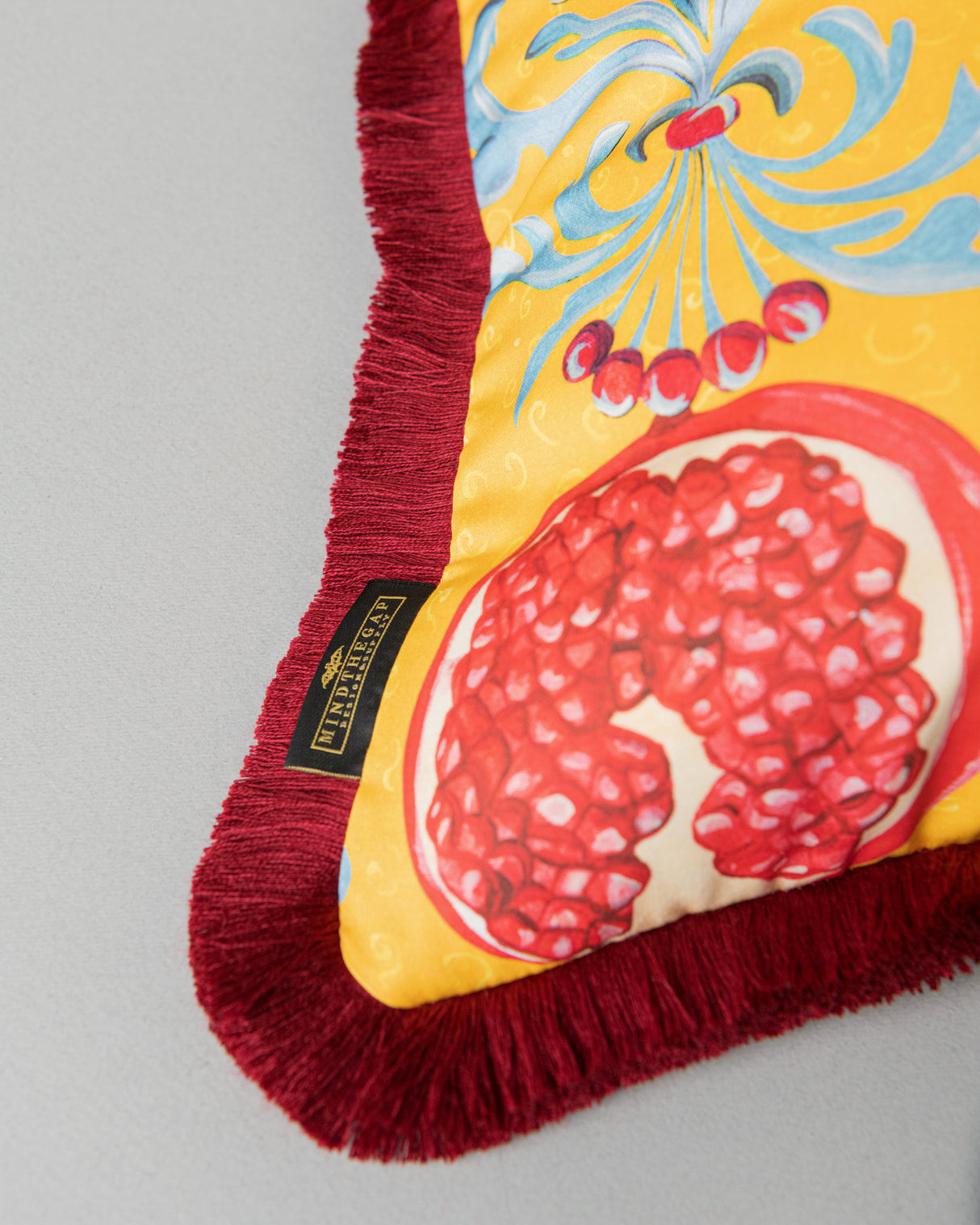 MindtheGap MELAGRANATA Cotton Cushion - Lifestyle Collection 2024