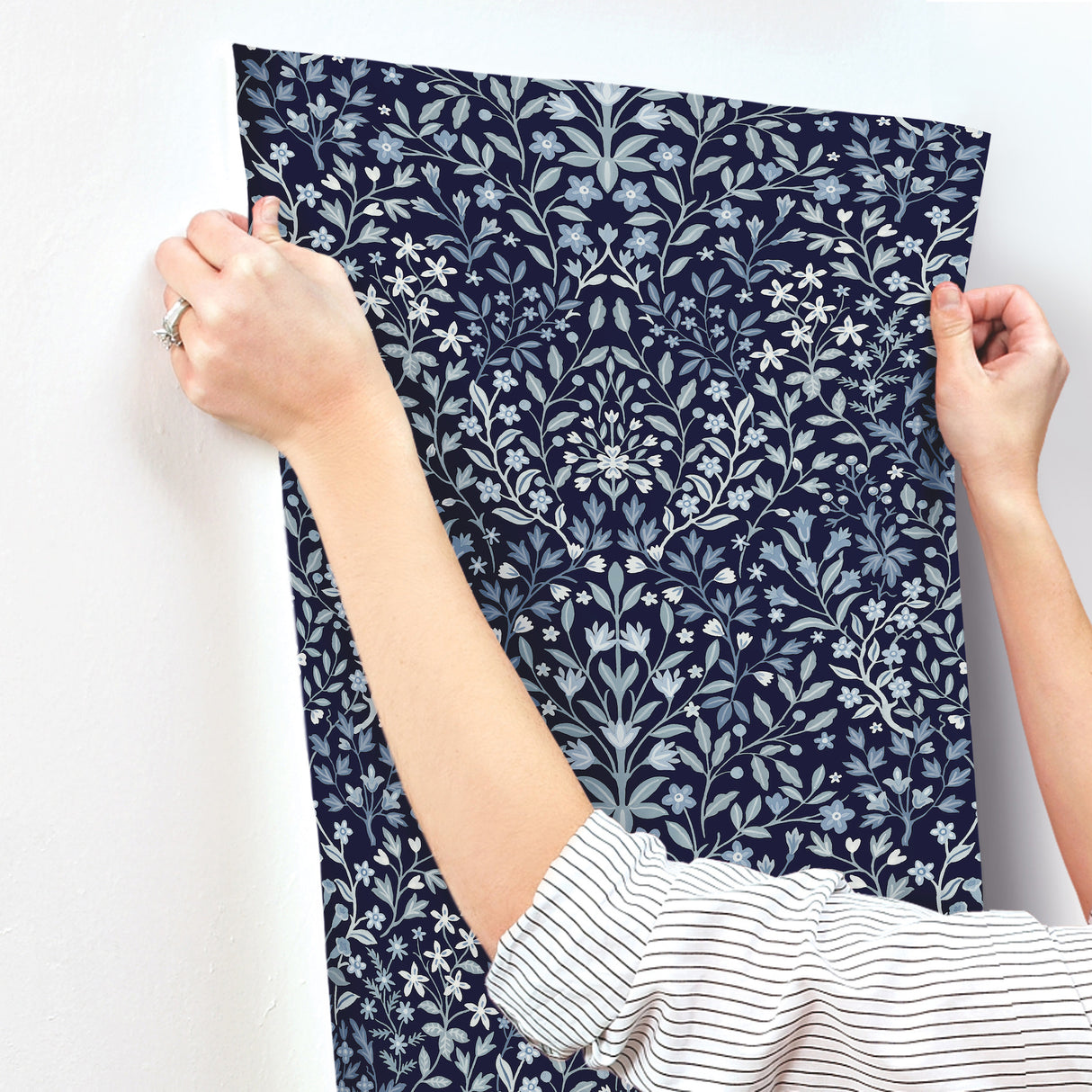 Magnolia Home MF4723 Garden Blue Terrace Wallpaper