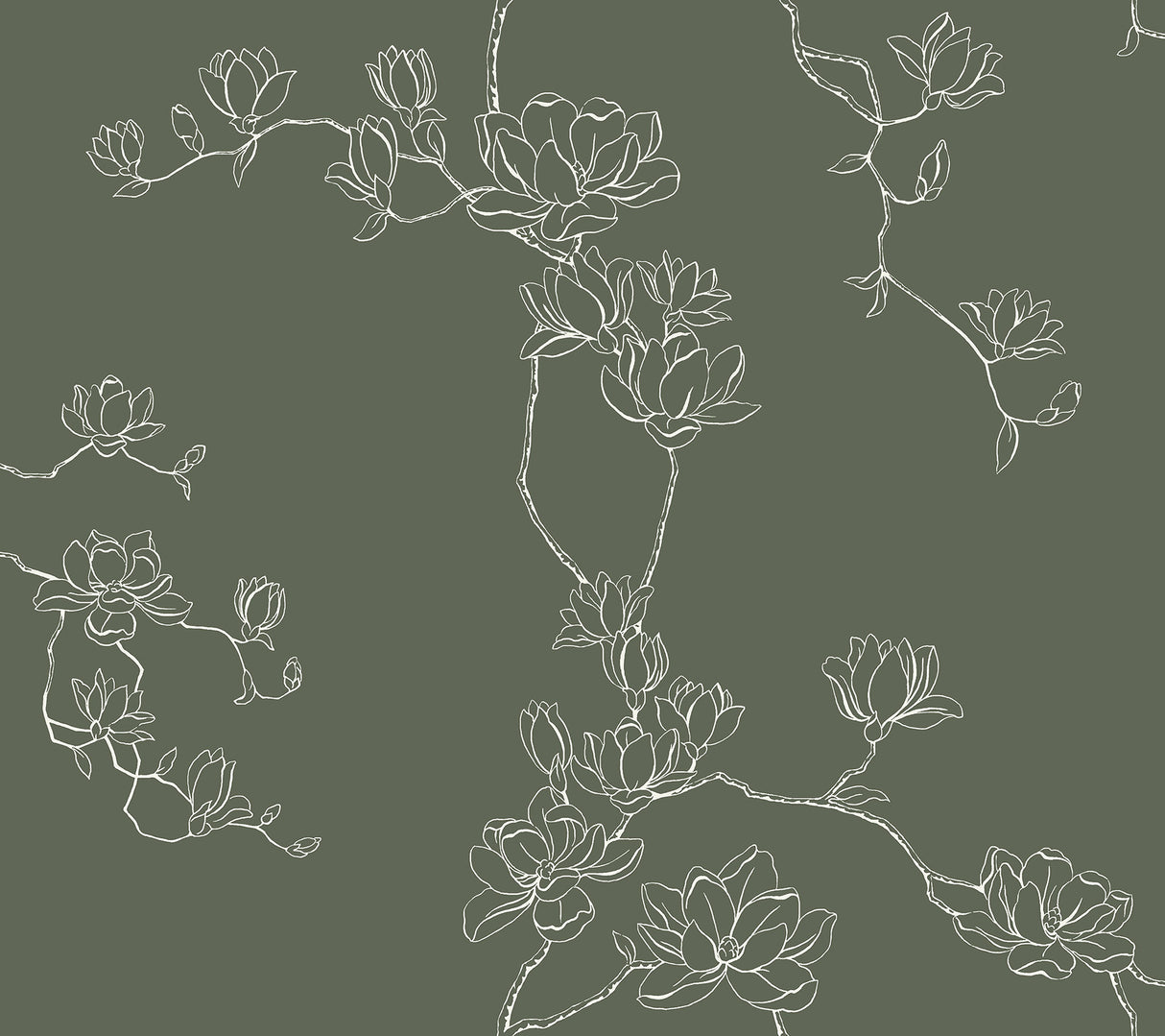 Magnolia Home MF4735 Magnolia Pine Branches Wallpaper
