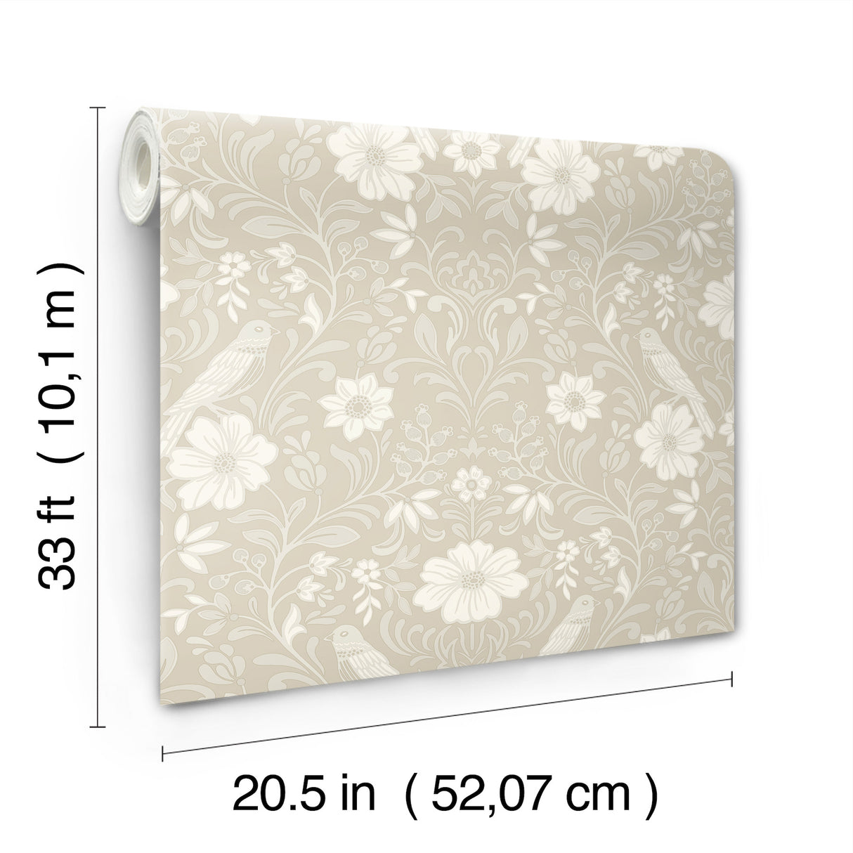 Magnolia Home MF4744 Colette Linen Wallpaper