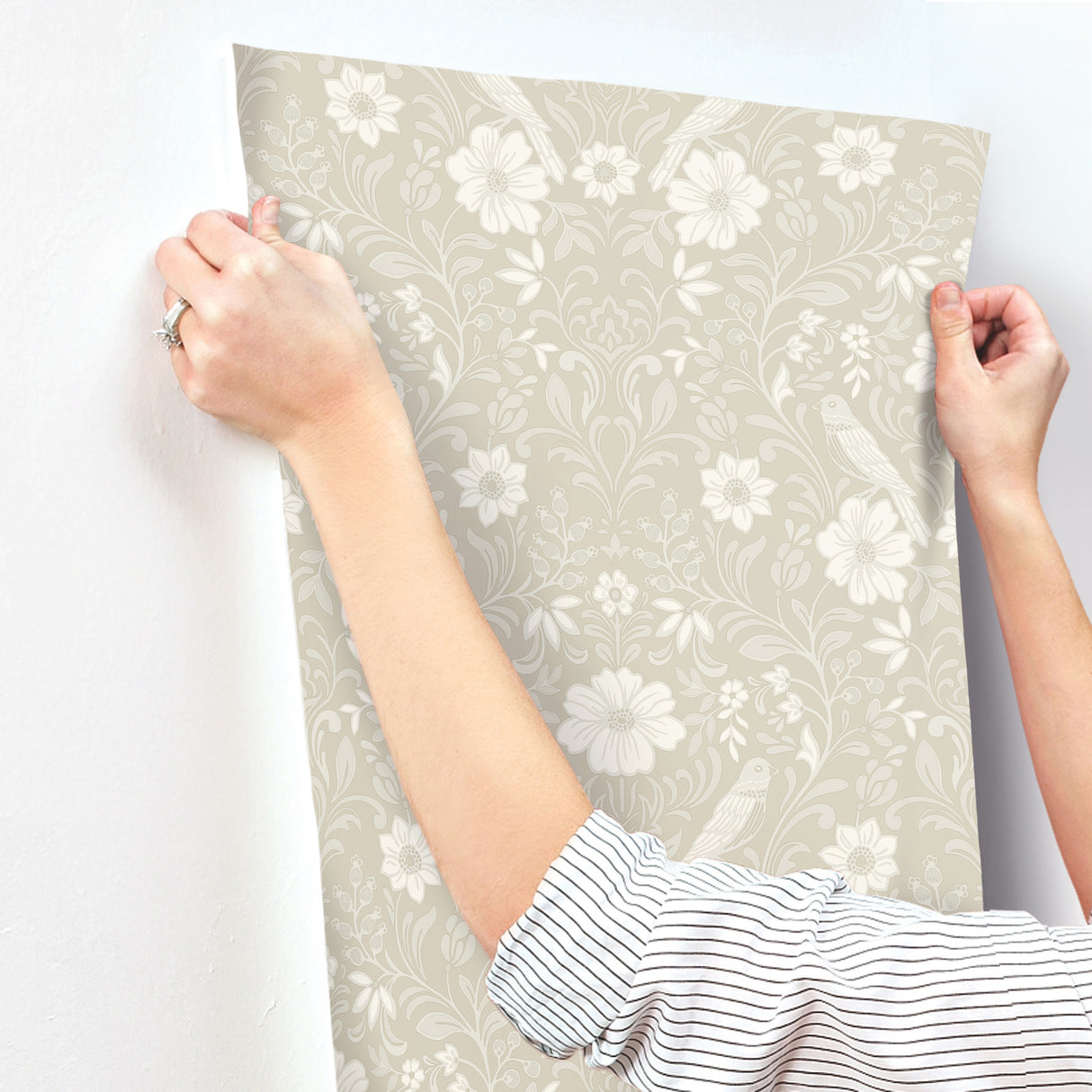 Magnolia Home MF4744 Colette Linen Wallpaper