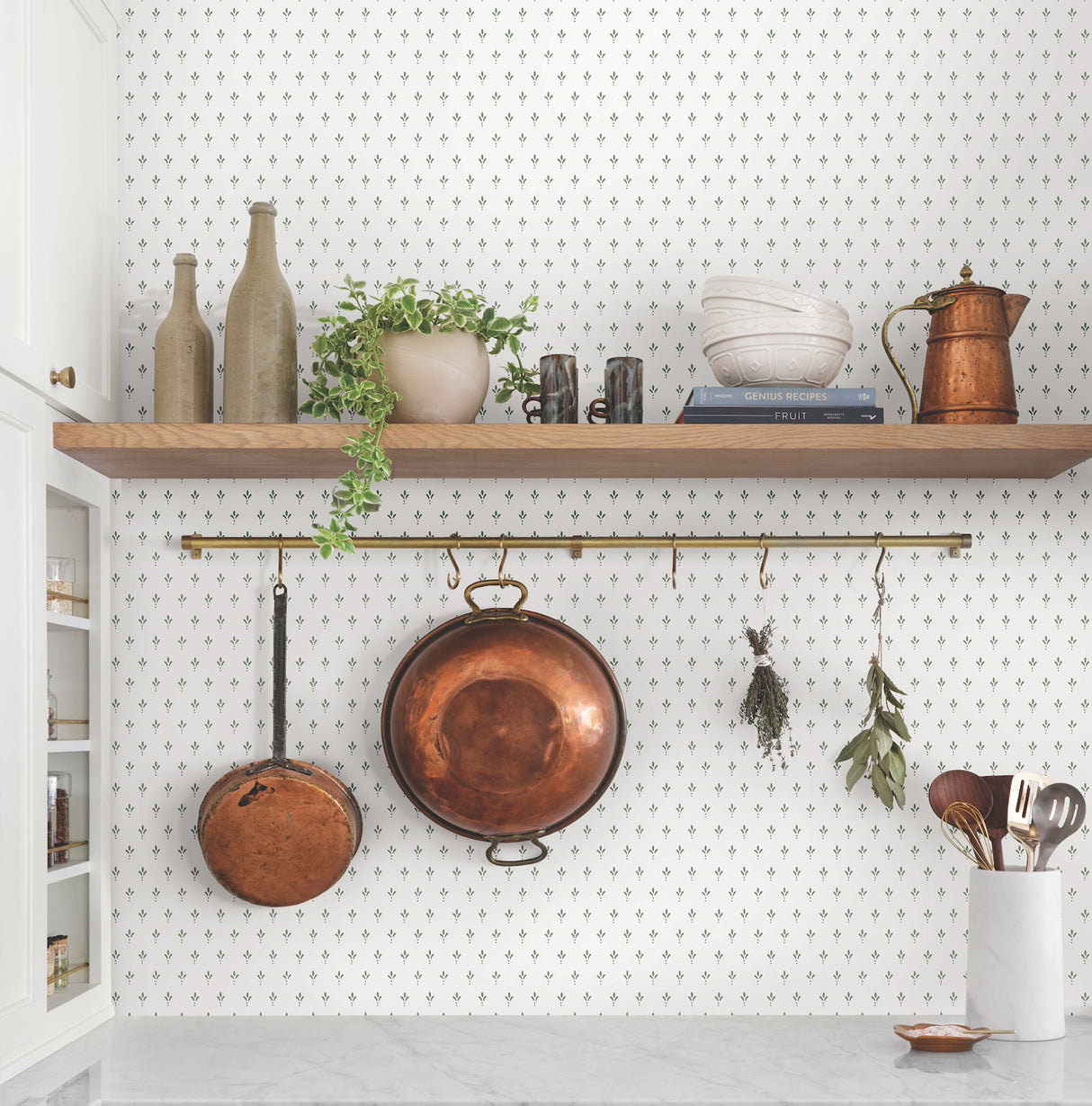 Magnolia Home MF4774 Charm Sage Wallpaper