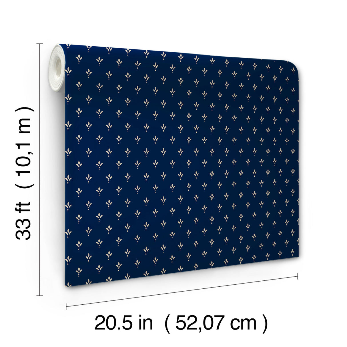 Magnolia Home MF4776 Charm Navy Wallpaper