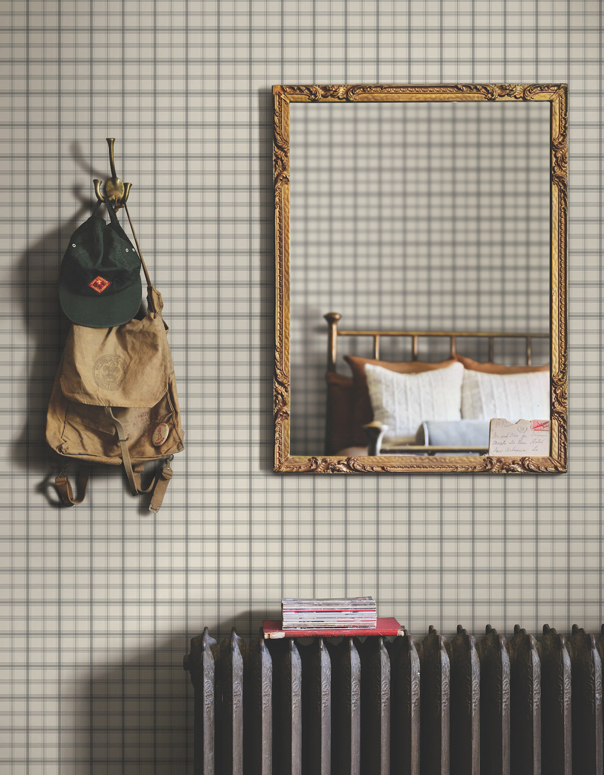 Magnolia Home MF4792 Hunter Charcoal Wallpaper