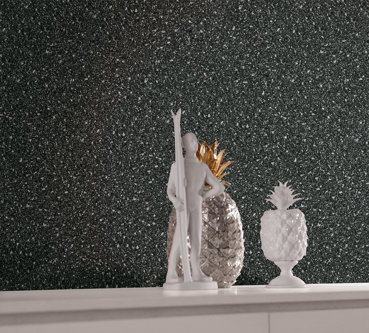 Marburg MG30419 Griselda Charcoal Speckle Wallpaper