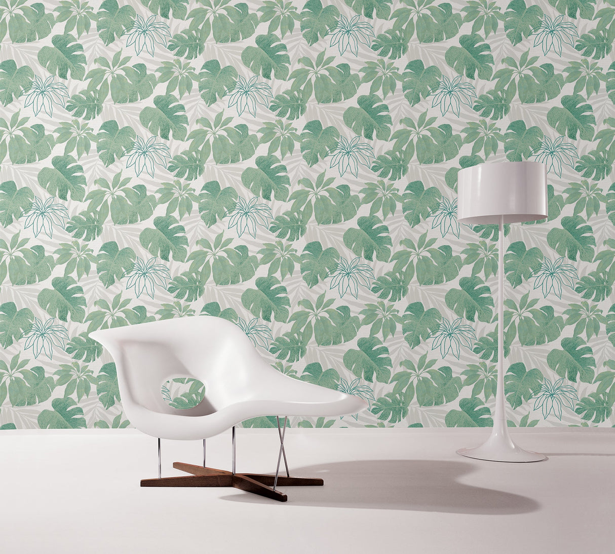 Marburg MG31604 Nona Green Tropical Leaves Wallpaper