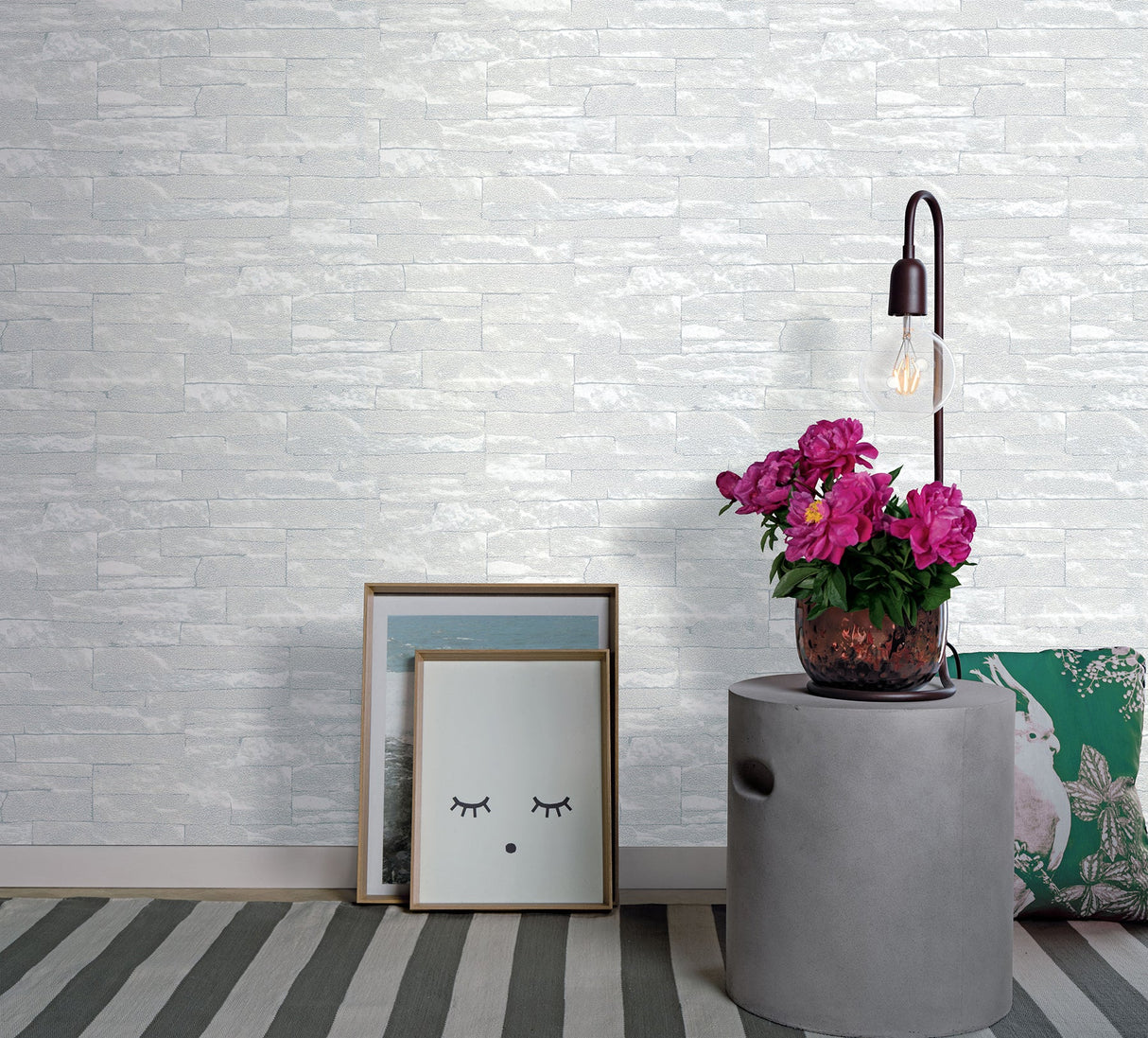 Marburg MG58414 Rheta Grey Stone Wallpaper