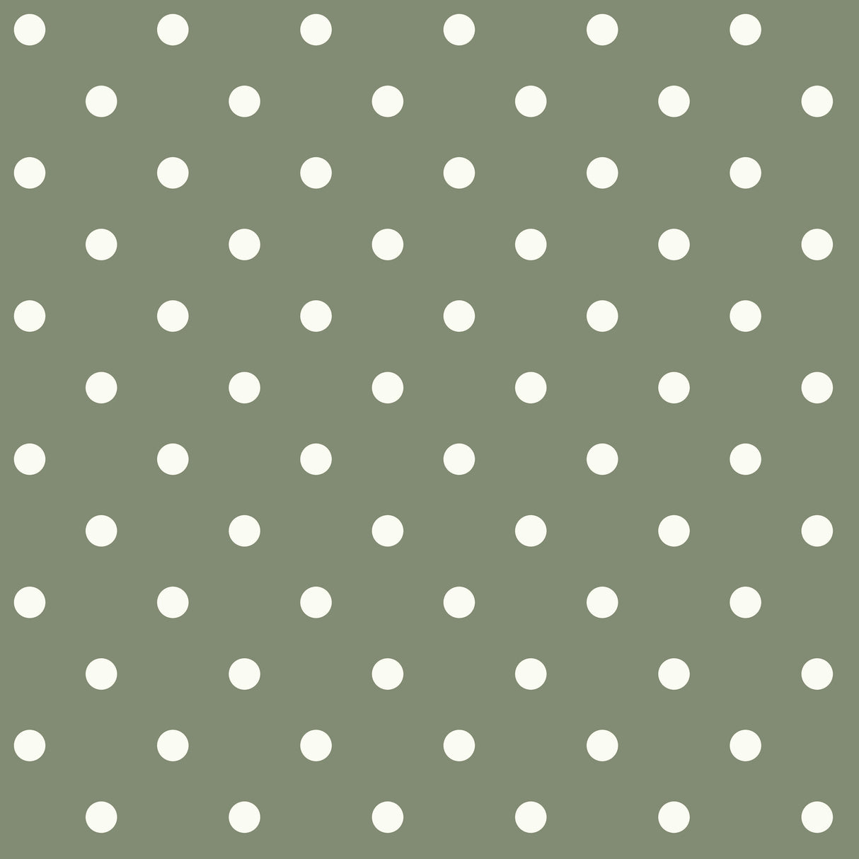 York MH1580 Dots on Dots White & Green Wallpaper