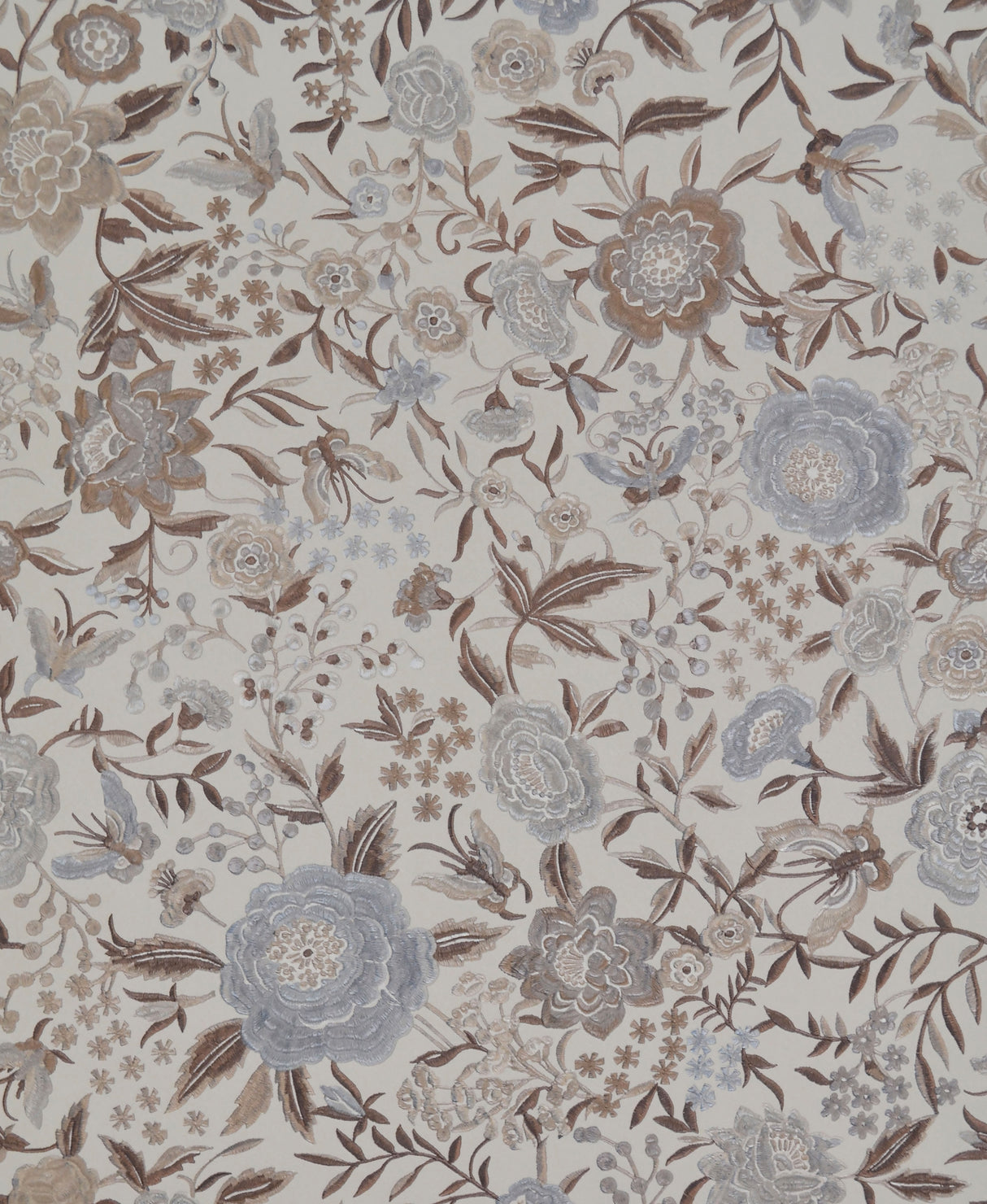 York MI10011 Oriental Garden Blue Wallpaper