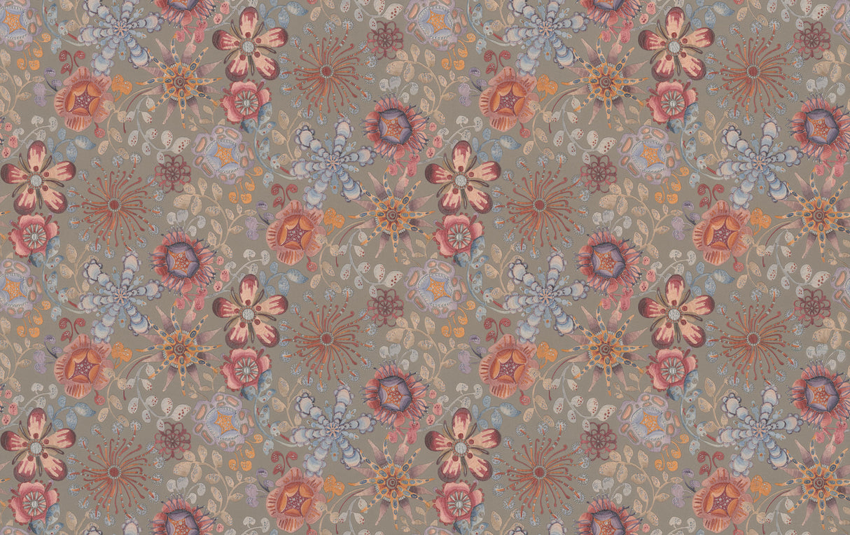 York MI10310 Magic Garden Black Wallpaper
