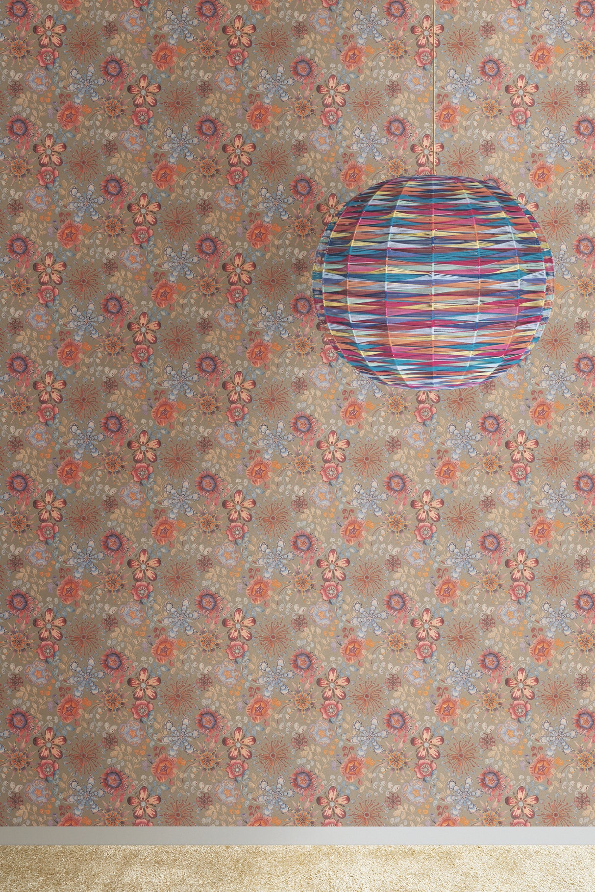 York MI10310 Magic Garden Black Wallpaper