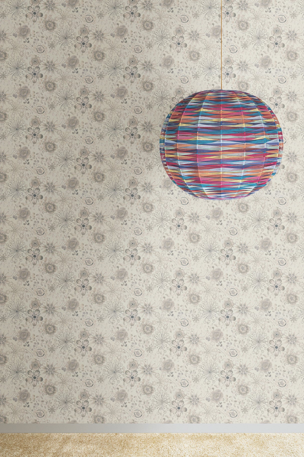 York MI10311 Magic Garden Grey Wallpaper