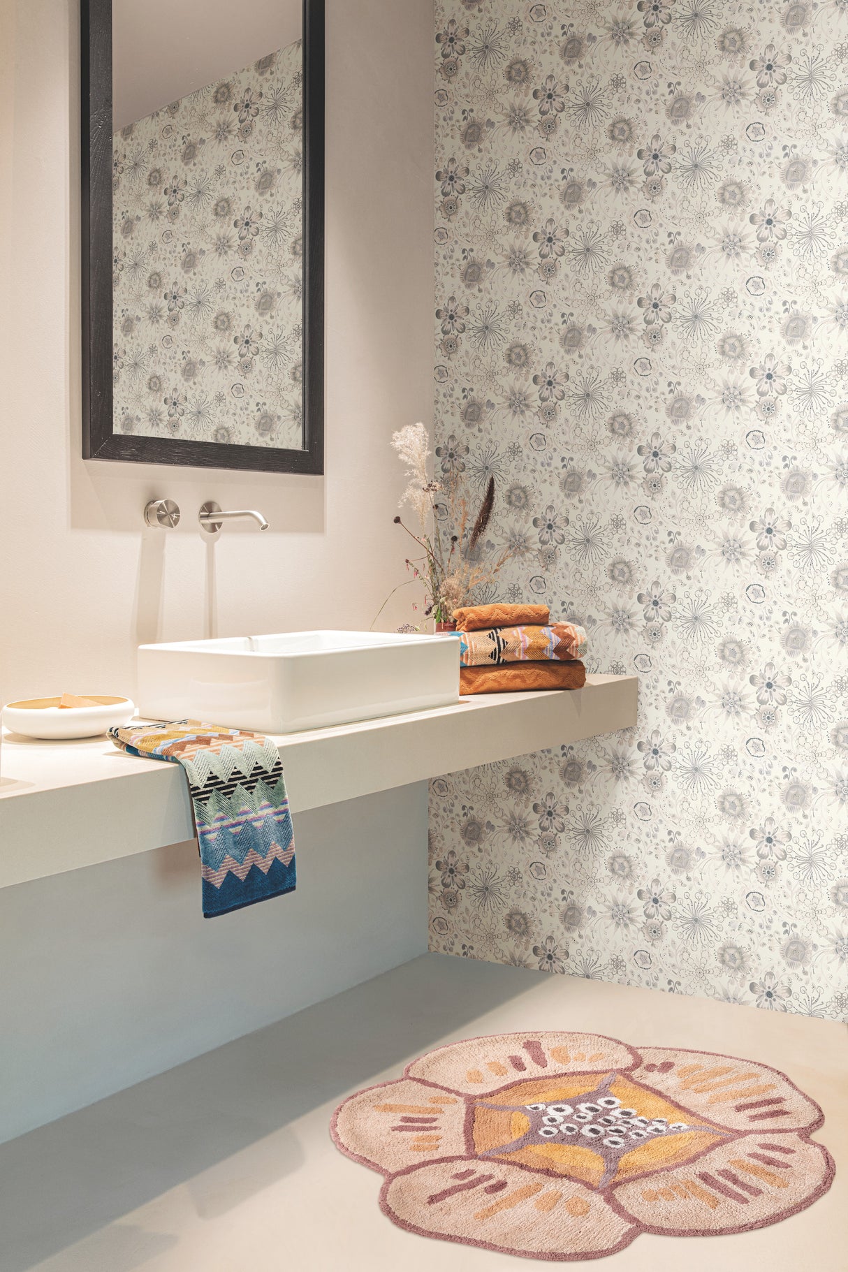 York MI10311 Magic Garden Grey Wallpaper