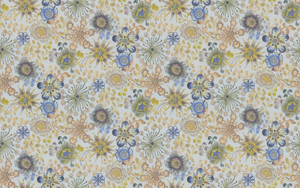 York MI10313 Magic Garden Blue & Green Wallpaper