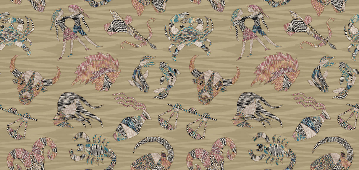 York MI10350 Constellations Gold Wallpaper