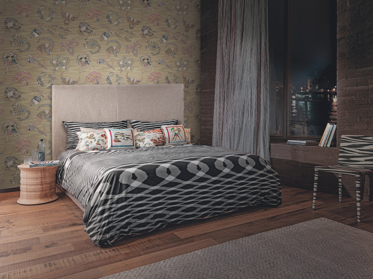 York MI10350 Constellations Gold Wallpaper