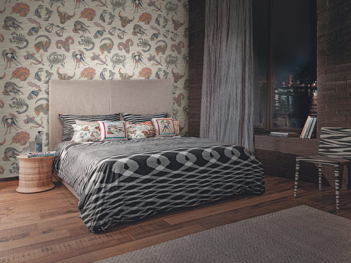 York MI10352 Constellations Grey Wallpaper