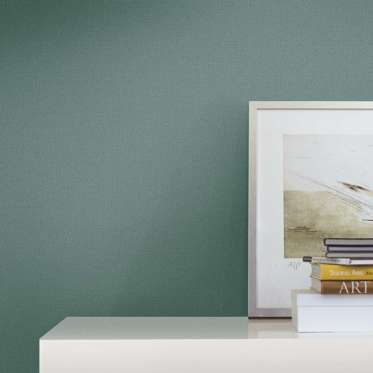 York MI10361 Chevronette Teal Wallpaper