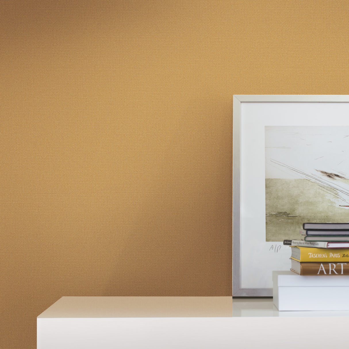 York MI10364 Chevronette Gold Wallpaper