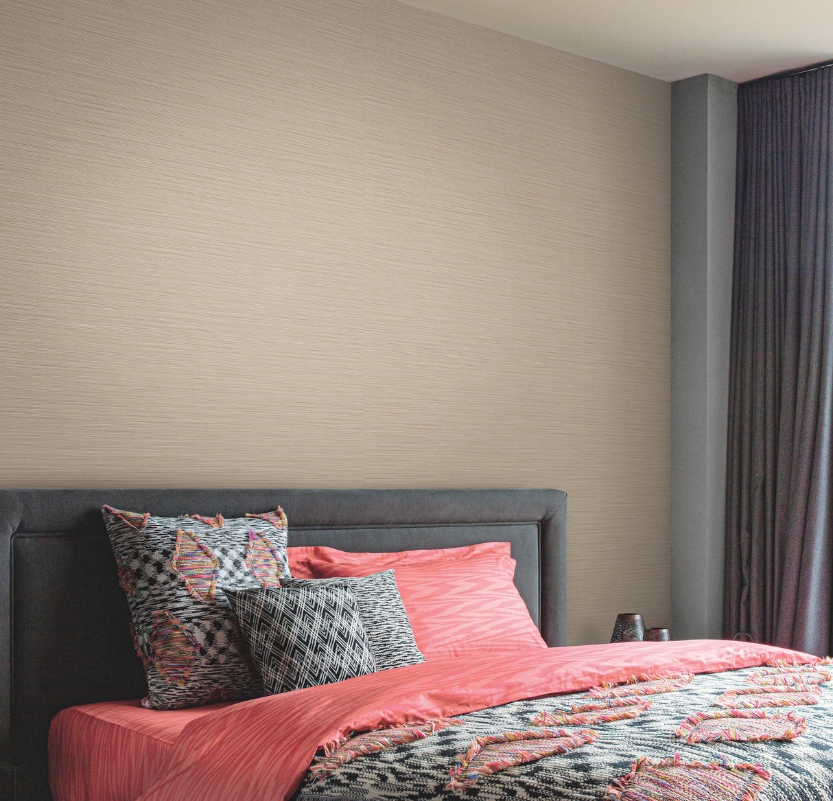 York MI10375 Cannete Beige Wallpaper