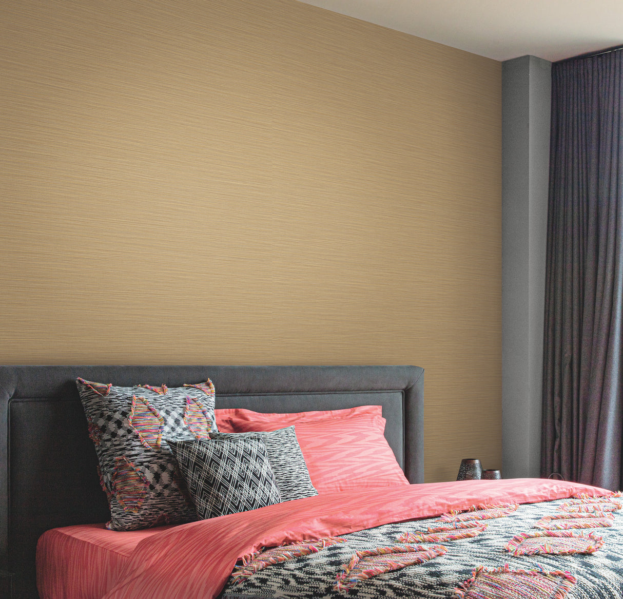 York MI10377 Cannete Gold Wallpaper