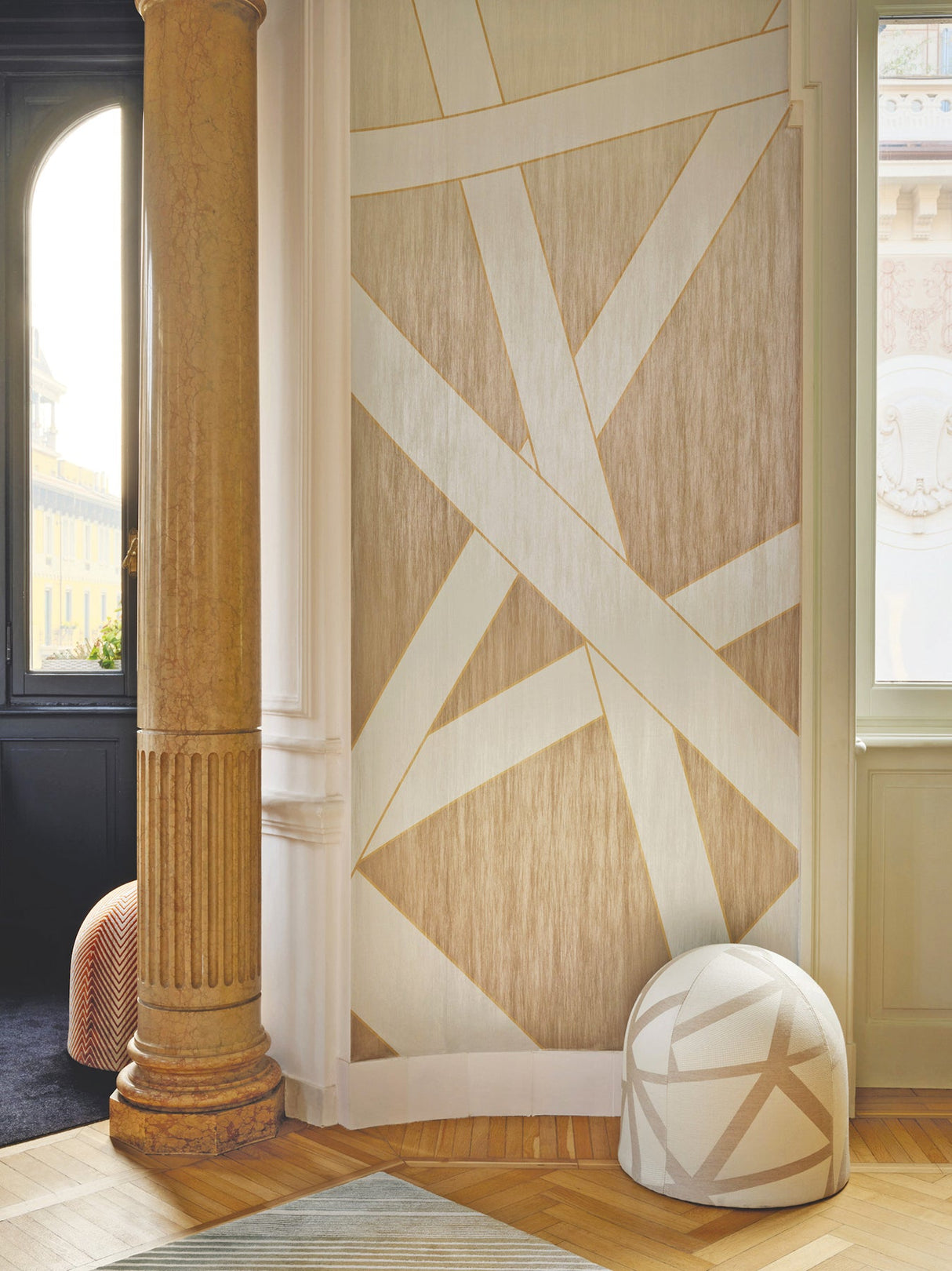 Missoni MI10581M Nastri Wall Mural - Eade's Wallpaper