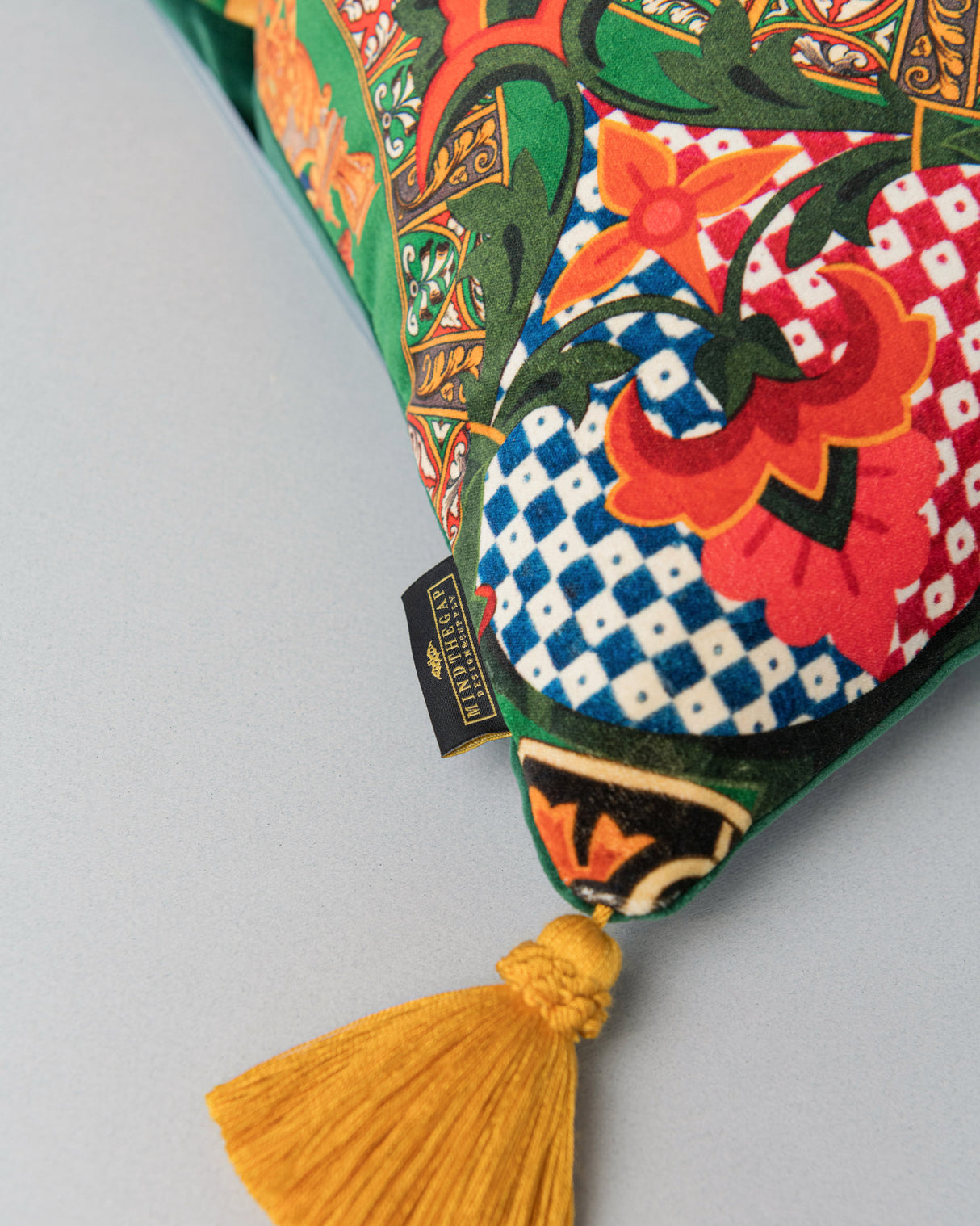 MindtheGap MITHOLOGY Velvet Cushion - Lifestyle Collection 2024