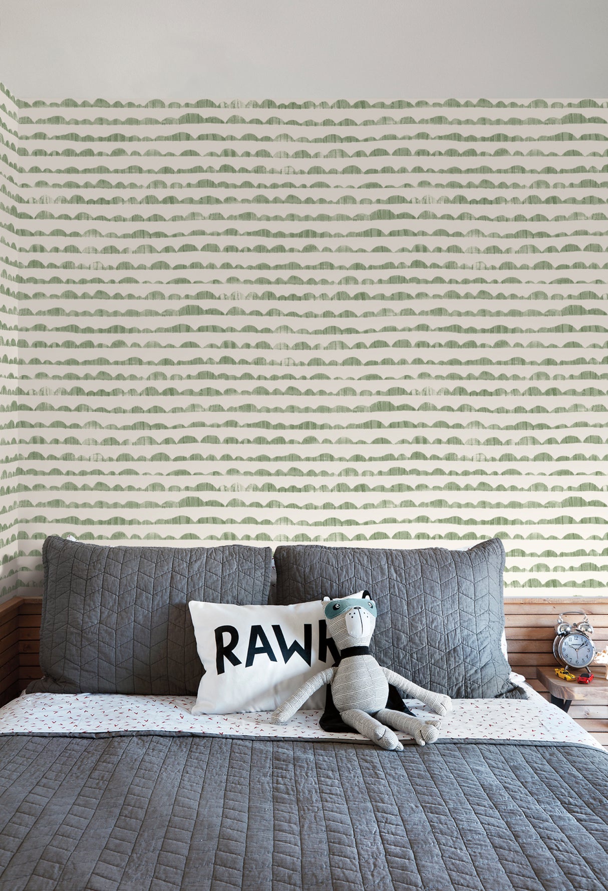 York MK1144 Hill & Horizon Green Wallpaper